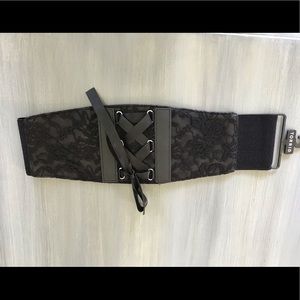 Lace corset belt from torrid